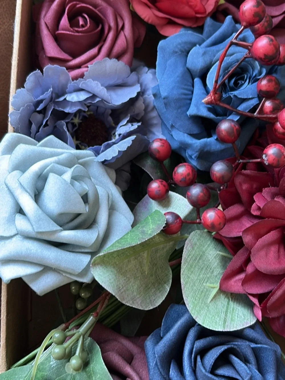 Fake Flowers Table Centerpiece, bridal shower, baby shower, bouquet